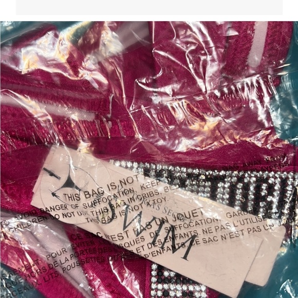 2 Pc Victoria’s Secret Shine Strap Swim Brazilian Bombshell Add-2-cups & Thong - Picture 10 of 13